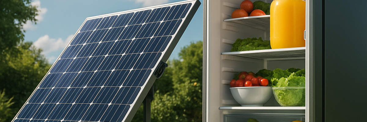 Will a 200W solar panel run a fridge?