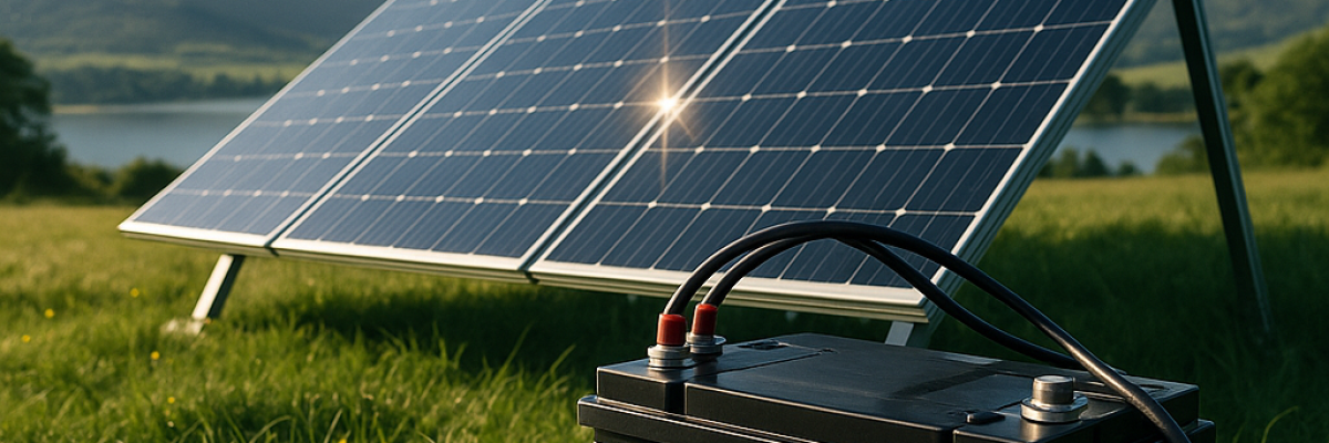 What size solar panel do I need to charge a 100Ah battery?