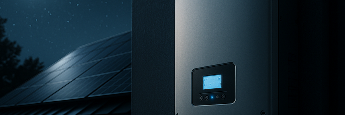 Does a solar inverter turn off at night?