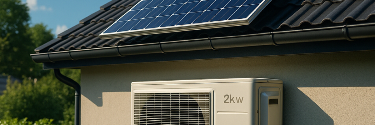 Can a 2kW solar panel run AC?